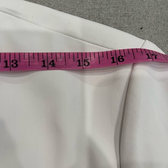 [S]Figs Classic Men Harlem White Slim Short Lab Coat Jacket - Picture 15 of 16